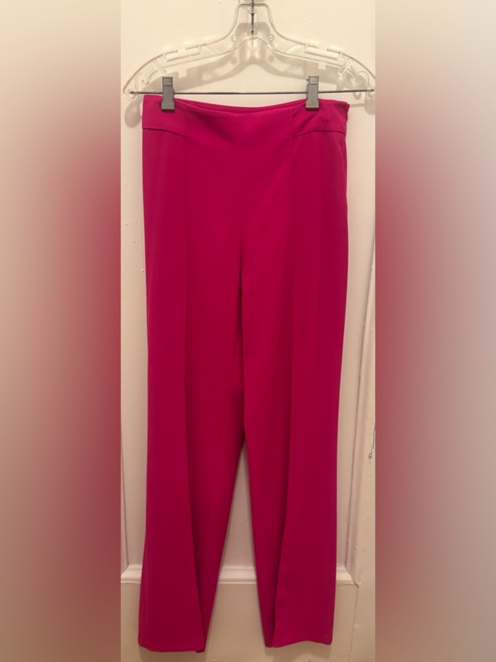 Zara XS Hot Pink Straight-Leg Pants